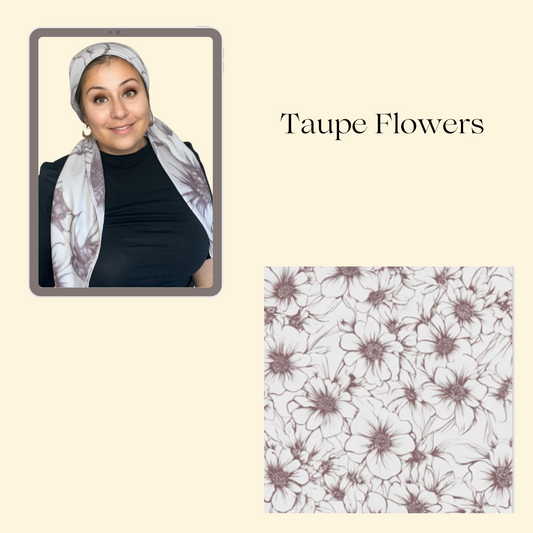 Taupe Flowers